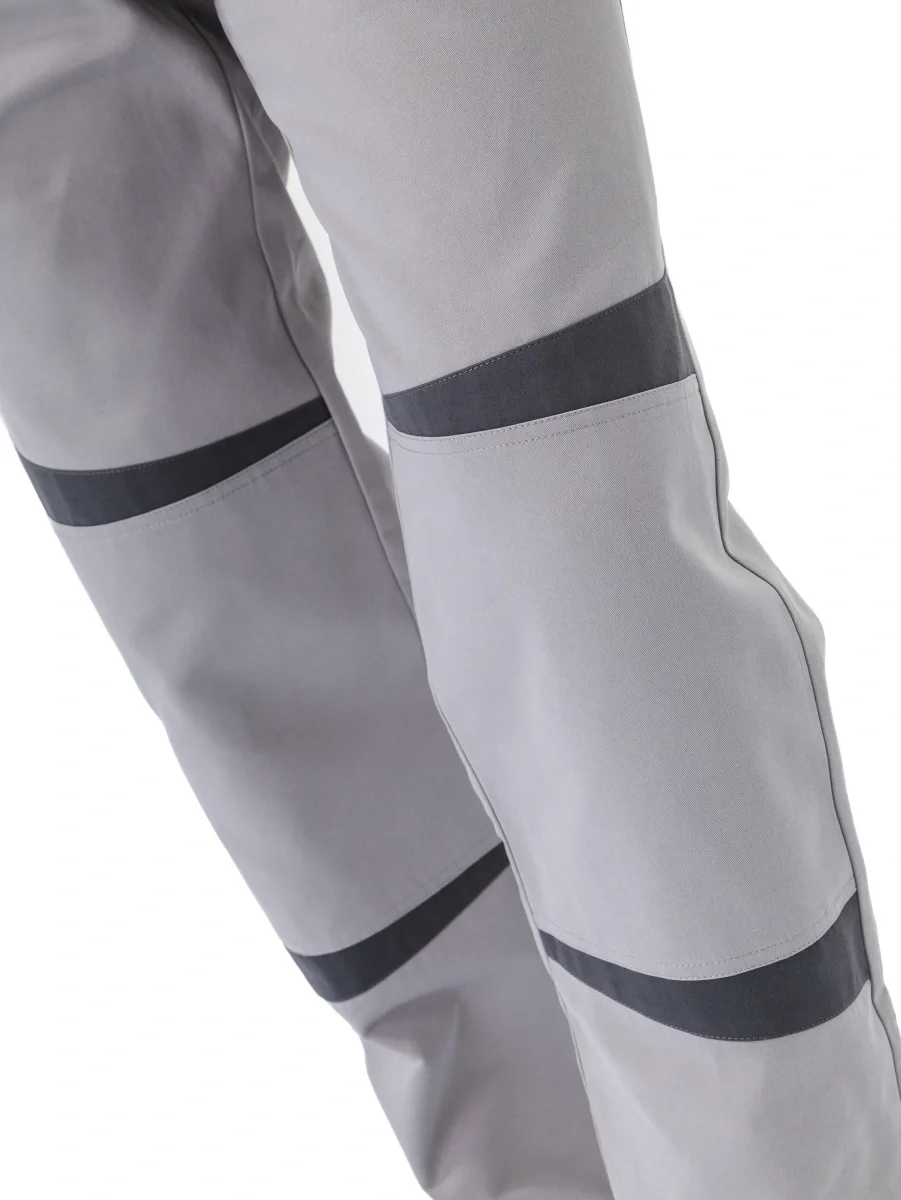 Костюм "НОВАТОР" куртка/полукомбинезон, цвет: СВ.СЕРЫЙ/Т.СЕРЫЙ - фото 17