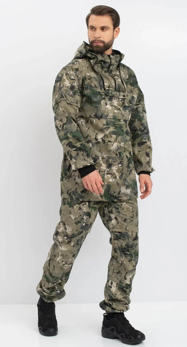 Костюм мужской противоэнцефалитный АНТИКЛЕЩ КЛ-02 (SPECI.ALL) зеленый питон - фото 2