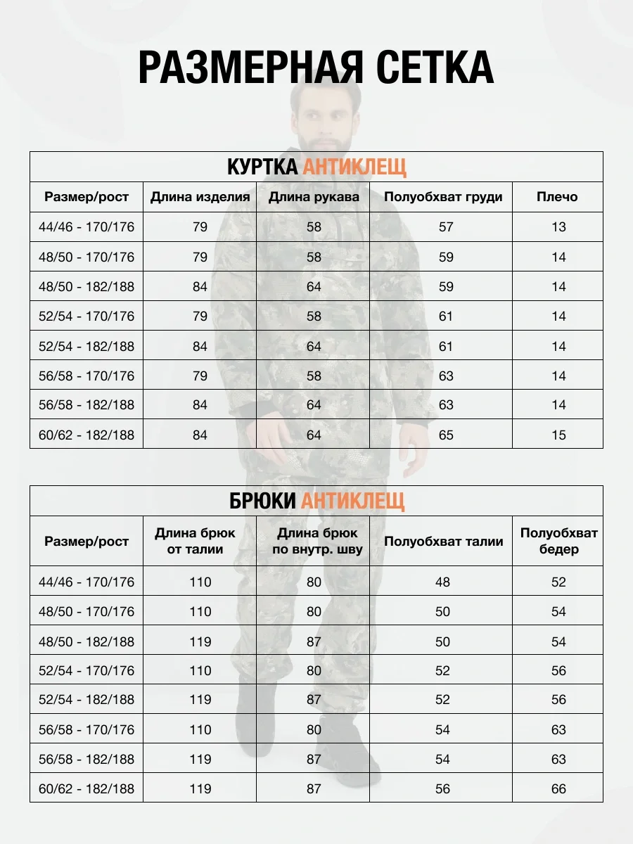 Костюм мужской противоэнцефалитный АНТИКЛЕЩ КЛ-02 (SPECI.ALL) зеленый питон - фото 8
