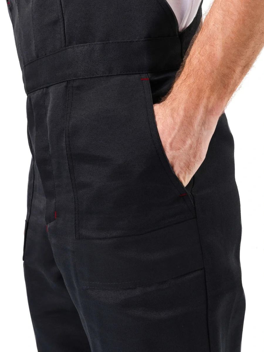 Костюм "РЕСПЕКТ" куртка/полукомб. цвет: ЧЕРНЫЙ/СЕРЫЙ - фото 10