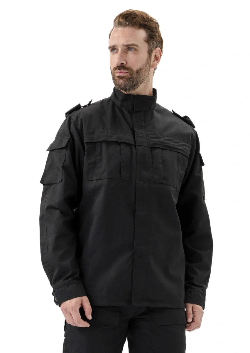 Костюм СПЕЦНАЗ куртка/брюки цвет: черный, ткань: Рип-Стоп - фото 1