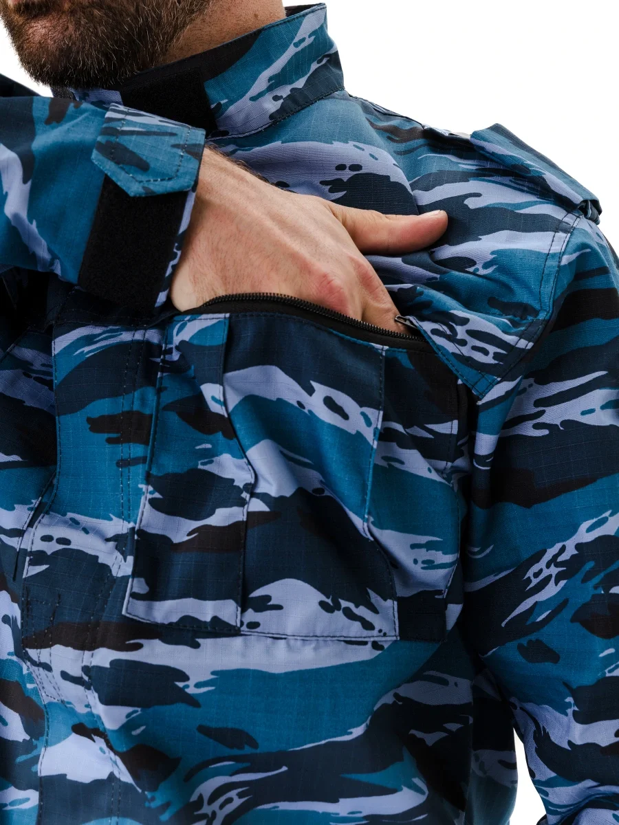 Костюм СПЕЦНАЗ куртка/брюки цвет: кмф "Серый вихрь", ткань: Рип-Стоп - фото 15