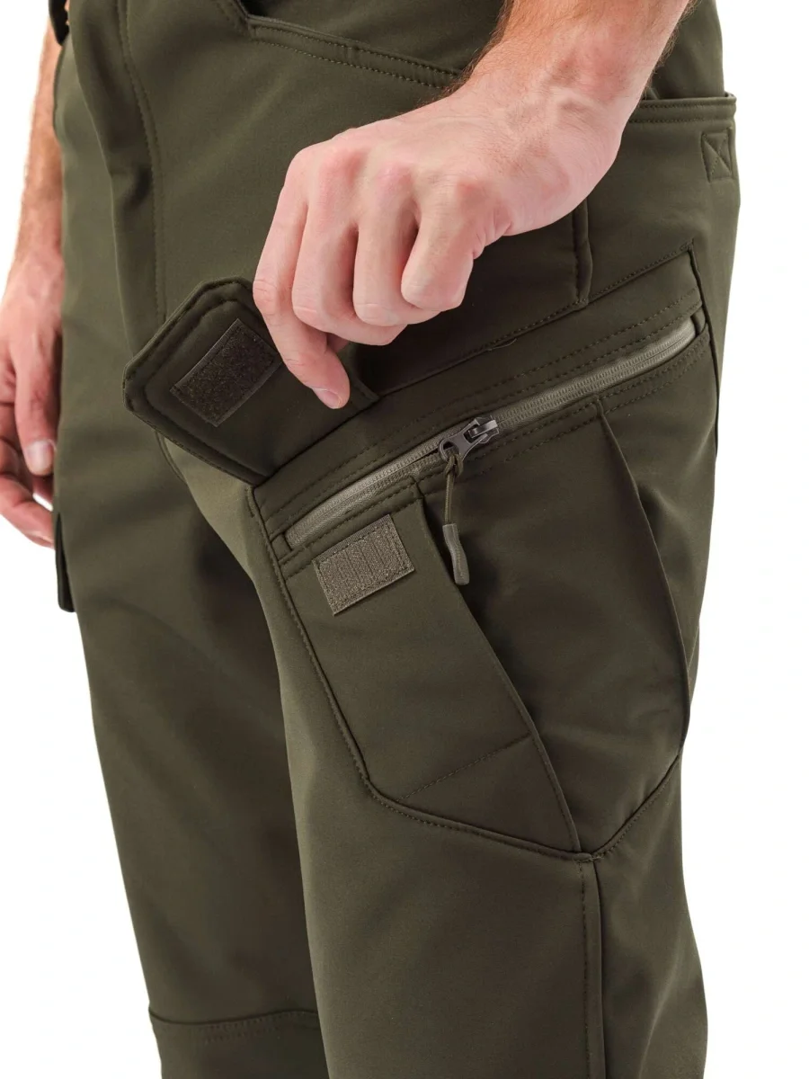 Костюм "ВЕПРЬ" куртка/брюки, цвет: хаки, ткань: Софтшелл - фото 14