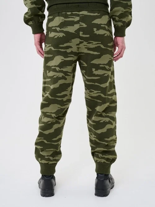 Костюм ВЯЗАНЫЙ C1MS0501, зима, цвет Зеленый - фото 4