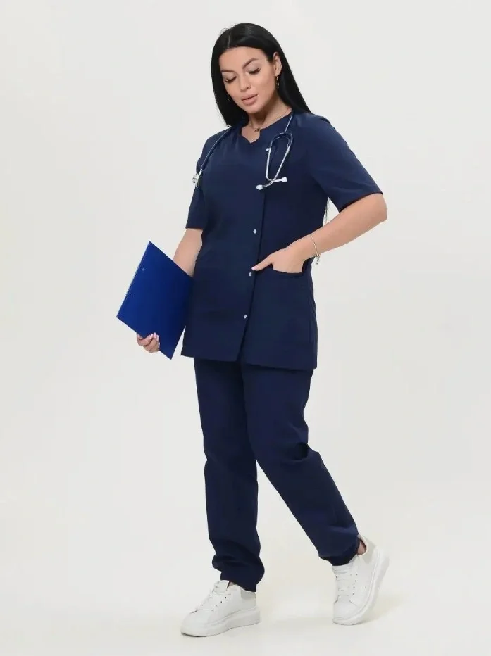 Костюм женский "Адель" т.-синий - фото 10