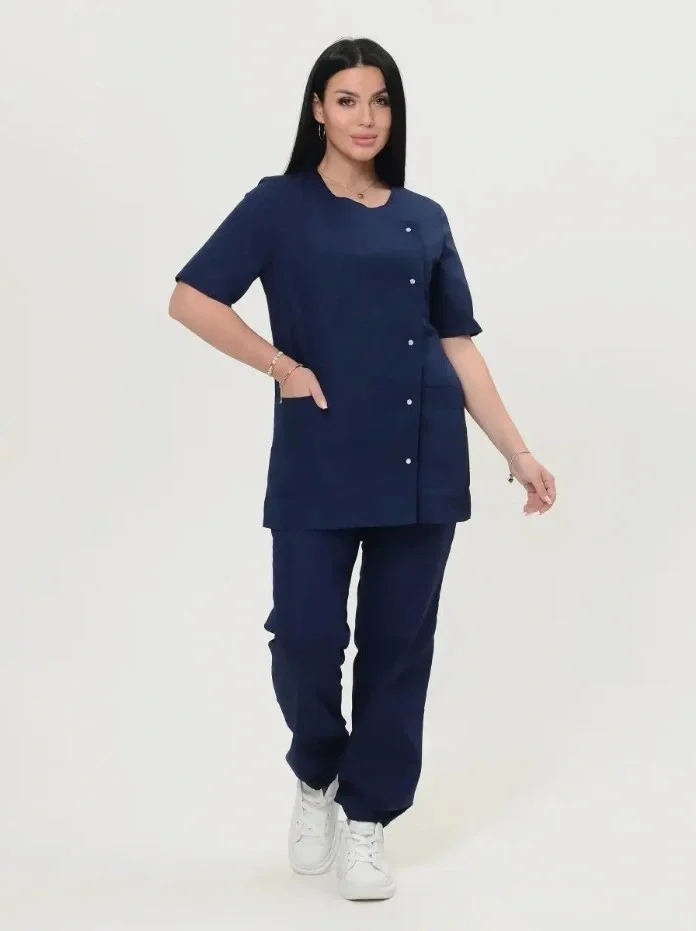 Костюм женский "Адель" т.-синий - фото 5