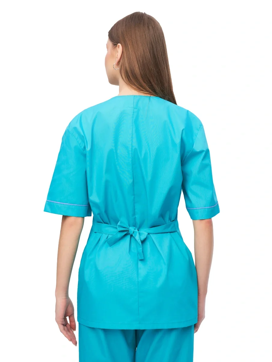 Костюм женский "Глория" бирюзовый с сиреневым - фото 8