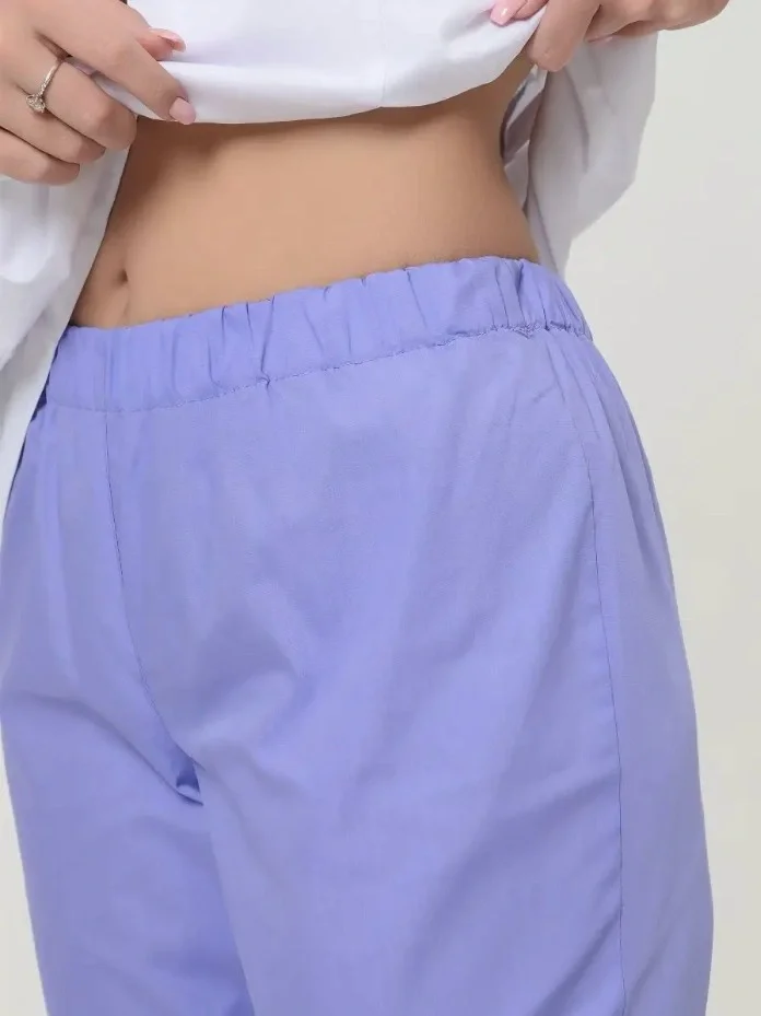 Костюм женский "Лея" белый с сиреневым - фото 16