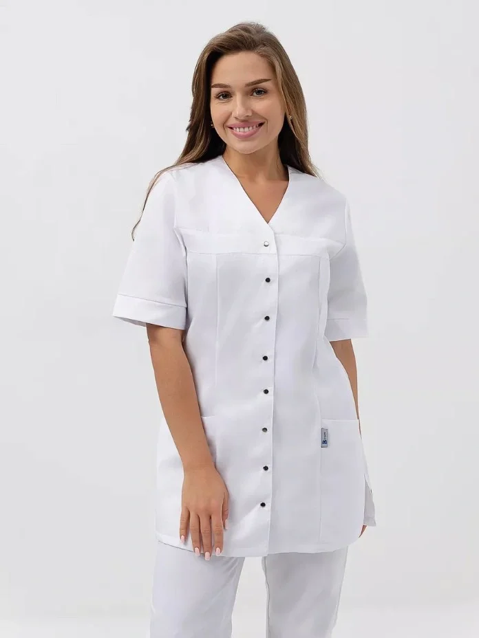 Костюм женский "Магнолия" белый - фото 4