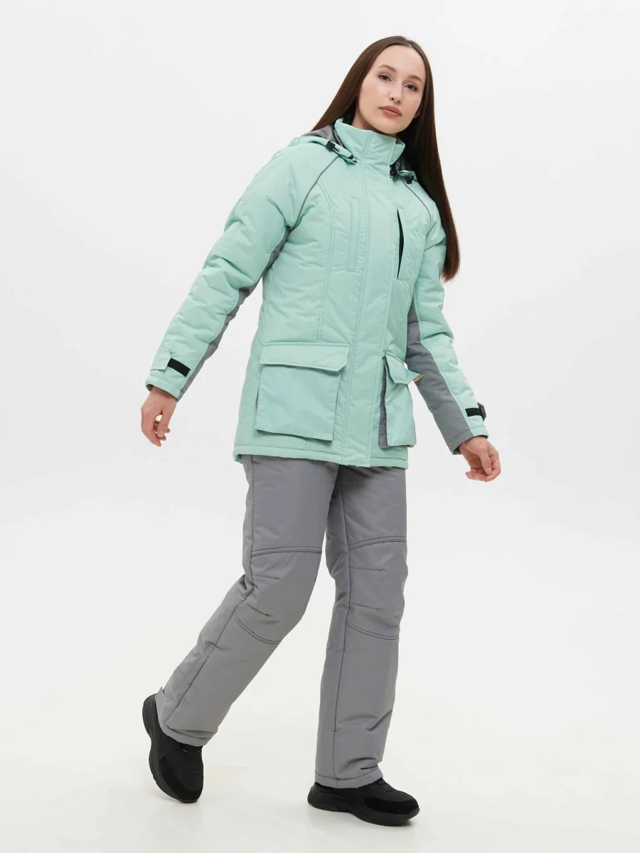 Костюм женский зимний АДЕЛЬ КЗ-07 (SPECI.ALL) мятный - фото 6