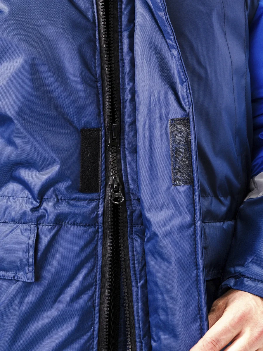 Костюм зимний "Скандин-СОП" куртка/полукомб. цвет: т.синий/василек - фото 13