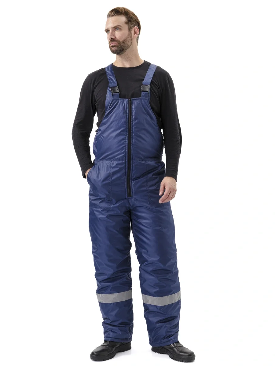 Костюм зимний "Скандин-СОП" куртка/полукомб. цвет: т.синий/василек - фото 15