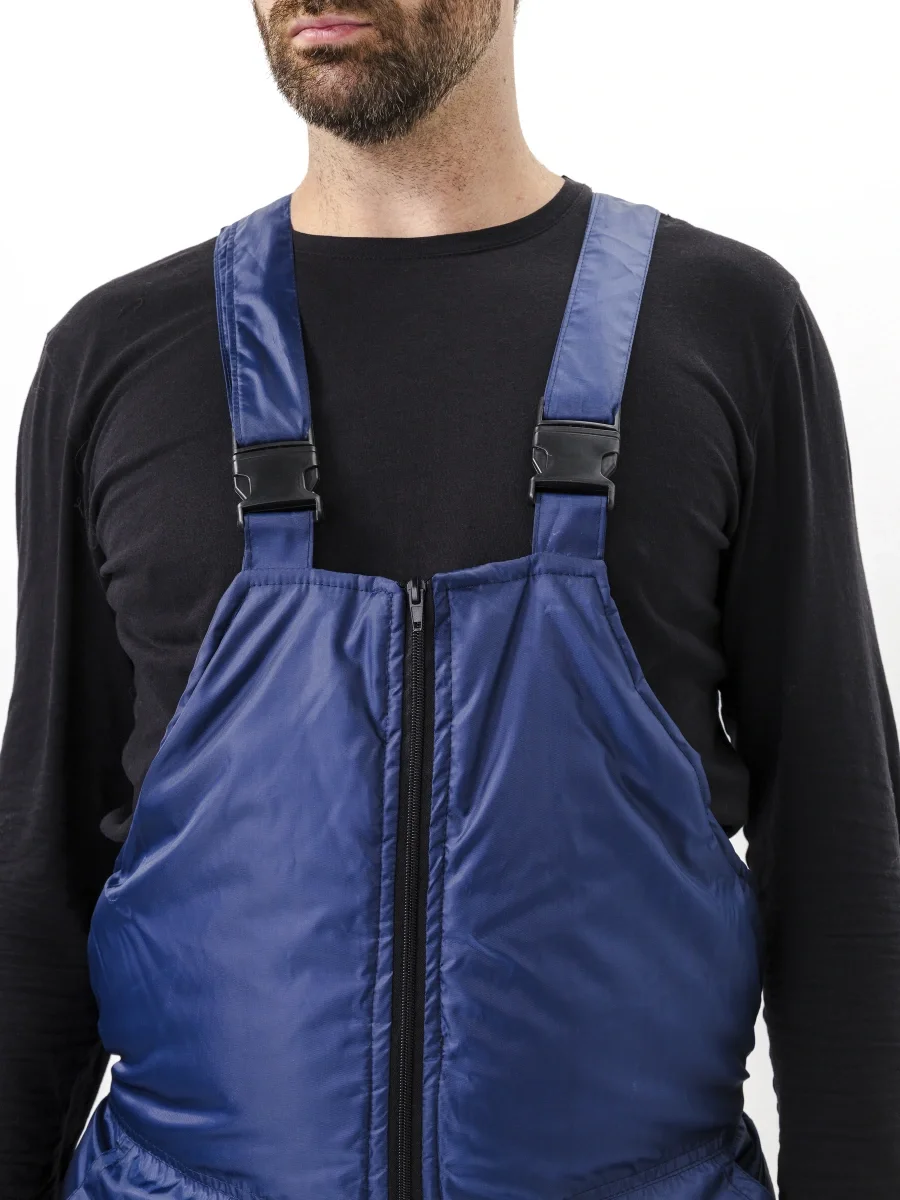 Костюм зимний "Скандин-СОП" куртка/полукомб. цвет: т.синий/василек - фото 2