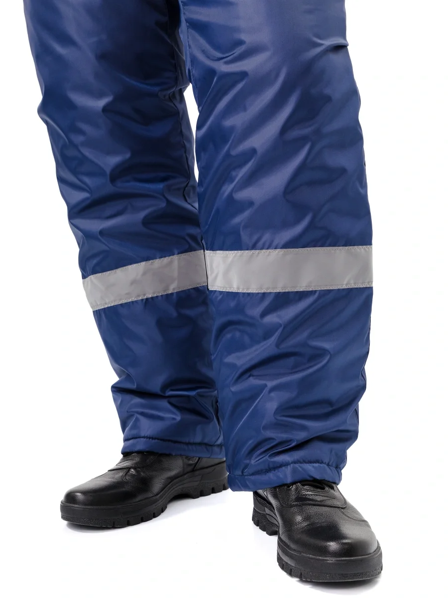 Костюм зимний "Скандин-СОП" куртка/полукомб. цвет: т.синий/василек - фото 3