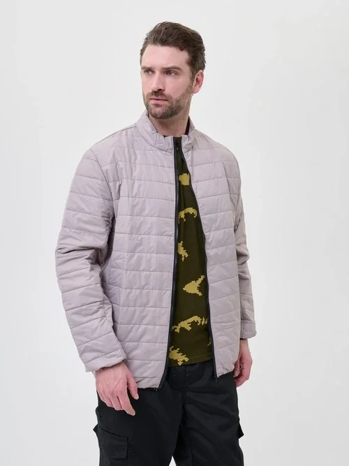 Куртка БОМБЕР C2MО0101, демисезон, цвет Бежевый - фото 6