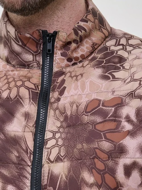 Куртка БОМБЕР C2MО0101, демисезон, цвет Желтый Питон - фото 2