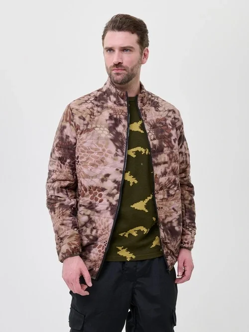 Куртка БОМБЕР C2MО0101, демисезон, цвет Желтый Питон - фото 4