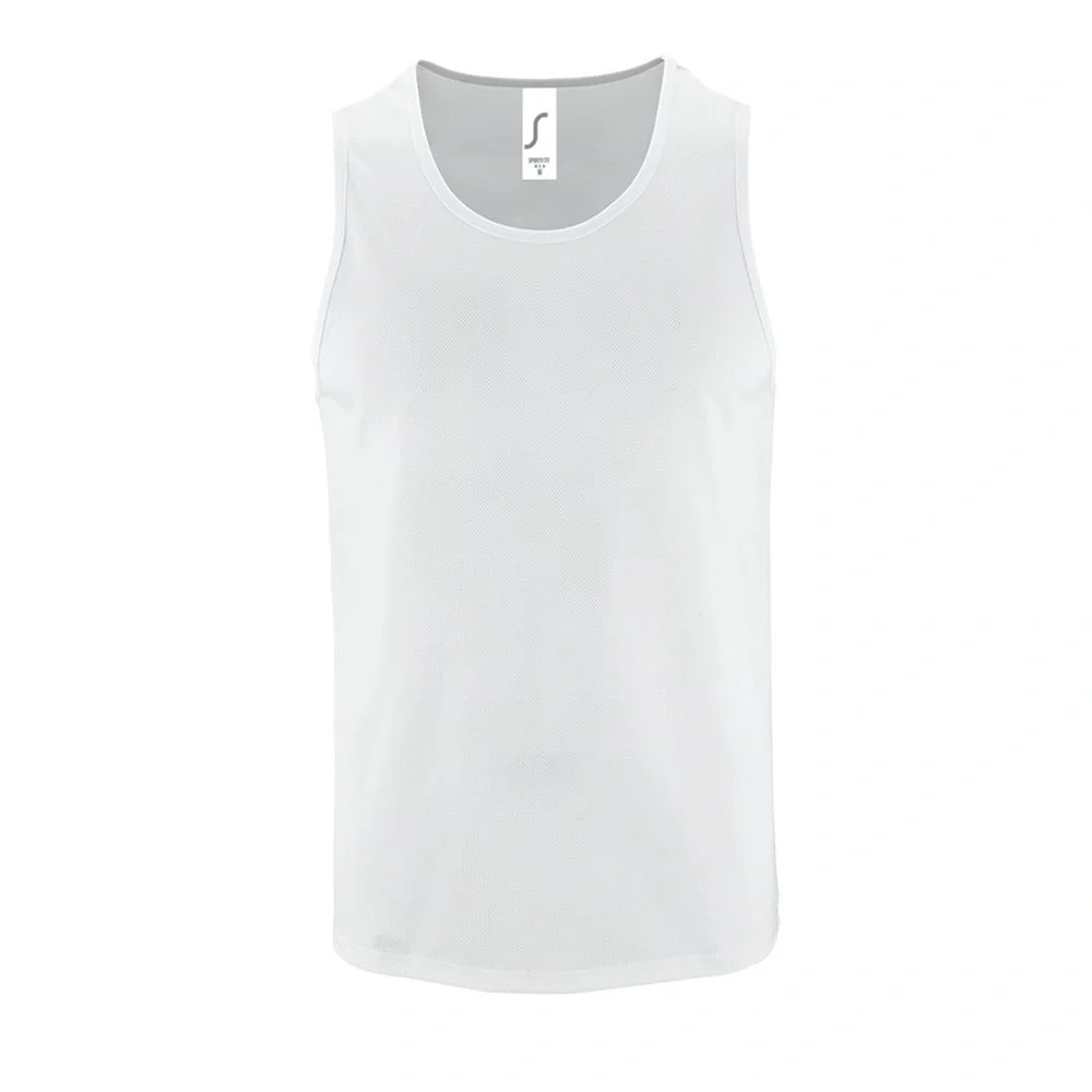 Майка мужская Sporty TT Men, белая - фото 2