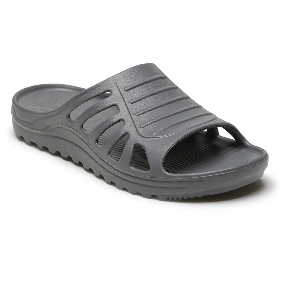 Тапочки ЭВА модель 119/01 (ДЮНА) детские, серые (ассорт. короб - 10 пар) - фото 2