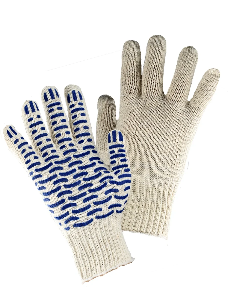 Перчатки х/б Профи-Люкс ПВХ-Волна 7,5кл