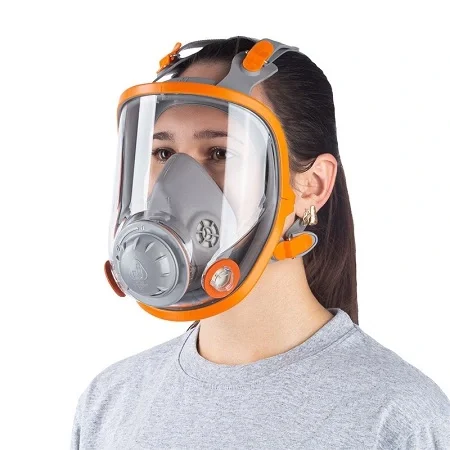 Маска защитная полнолицевая 5950 (байонет), размер M, Jeta Safety (аналог 3М-6800) - фото 6