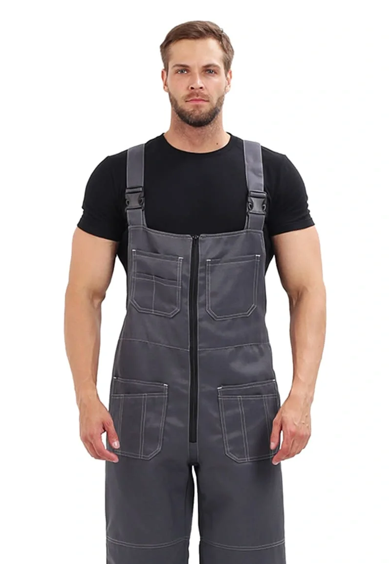 Полукомбинезон "РОЛЬФ" цвет: Т.СЕРЫЙ - фото 1