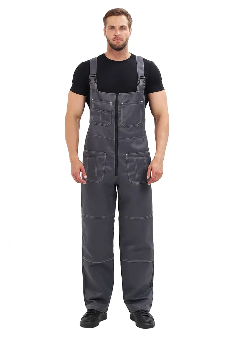 Полукомбинезон "РОЛЬФ" цвет: Т.СЕРЫЙ - фото 2