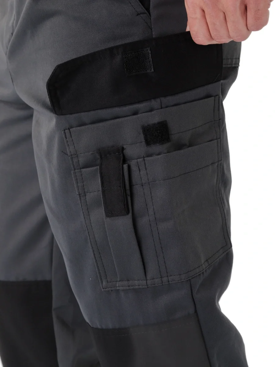 Полукомбинезон "РОЛЬФ" цвет: Т.СЕРЫЙ/ЧЁРНЫЙ тк.ТВИЛ-250 - фото 11