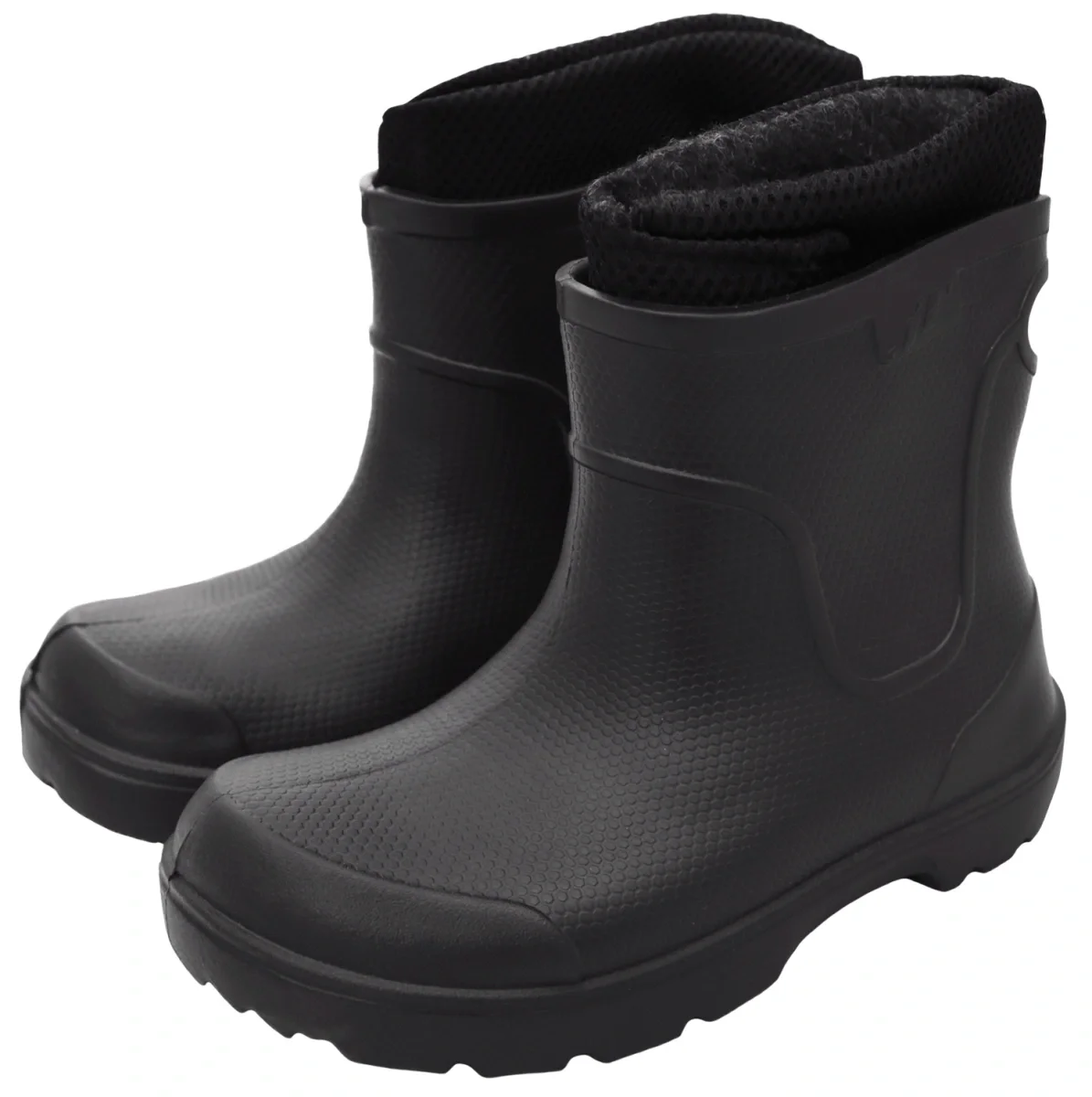 Полусапоги ЭВА МАРС (ЖАНЕТТ) мужские, утепленные (нетк. полотно), черные - фото 1