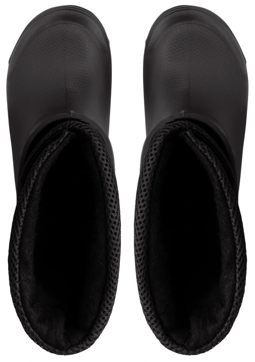 Полусапоги ЭВА МАРС (ЖАНЕТТ) мужские, утепленные (нетк. полотно), черные - фото 4