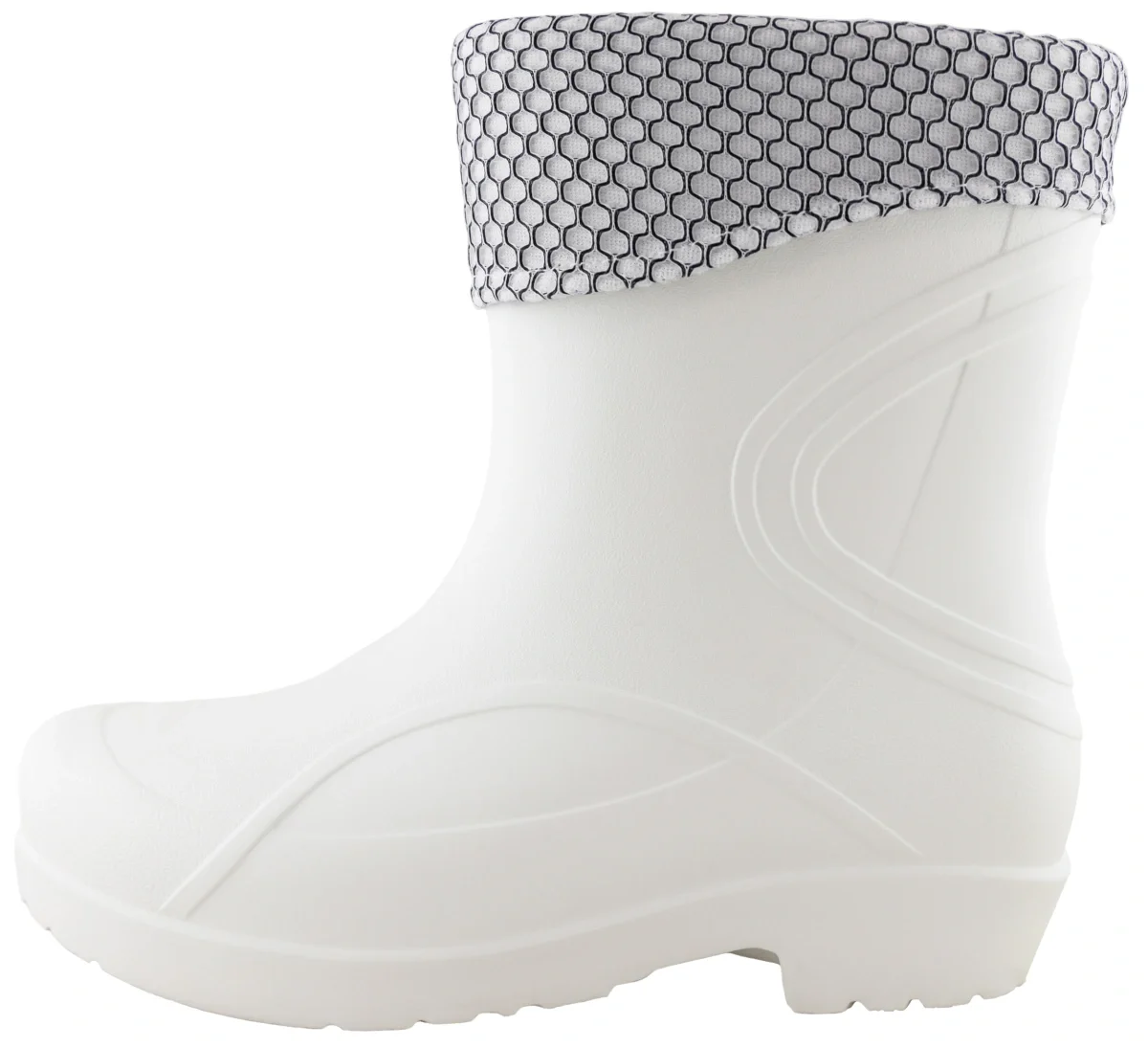 Полусапоги ЭВА ВИКТОРИЯ (ЖАНЕТТ) женские, утепленные (флис), белые - фото 2