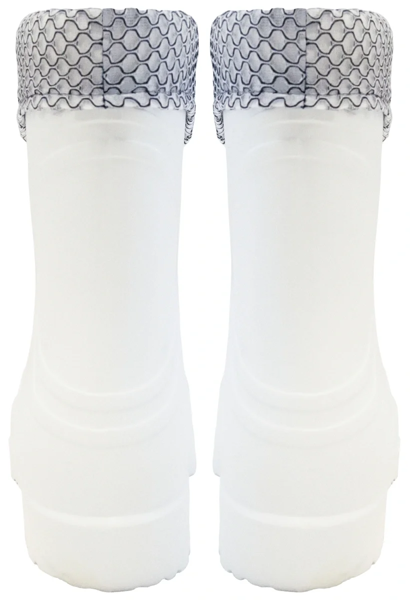 Полусапоги ЭВА ВИКТОРИЯ (ЖАНЕТТ) женские, утепленные (флис), белые - фото 4