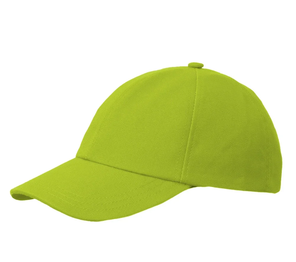 Бейсболка лимонная с жёстким козырьком - фото 1