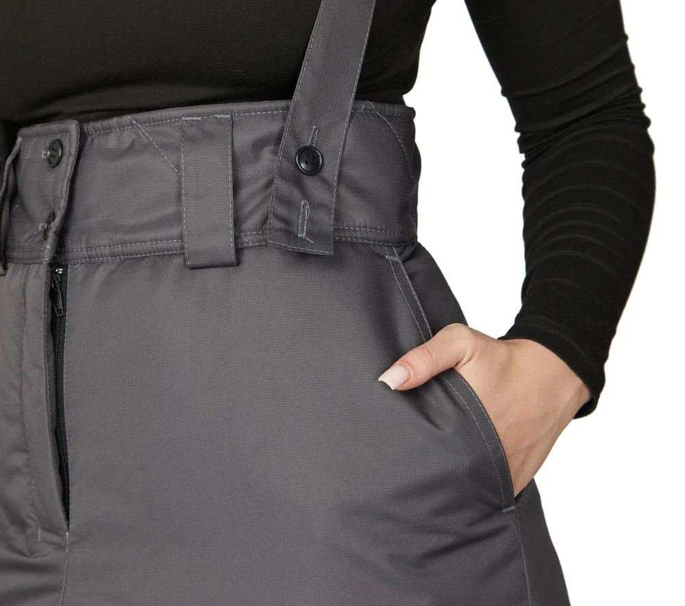 Брюки женские утеплённые "Онега" серые - фото 7