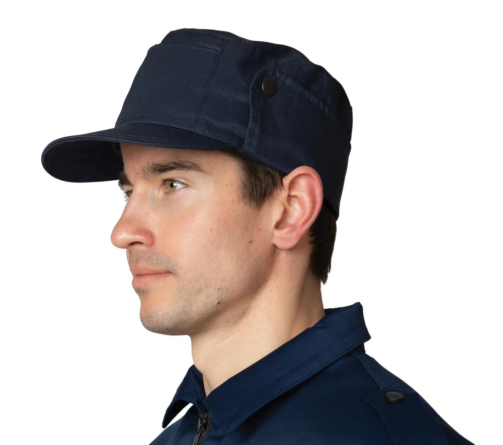 Кепка охранника синяя - фото 2