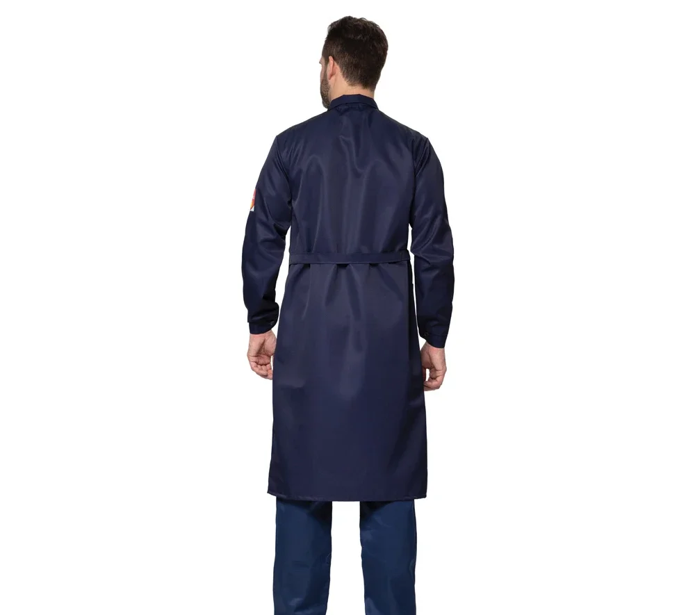 Халат кислотощелочестойкий (КЩС) мужской синий - фото 6
