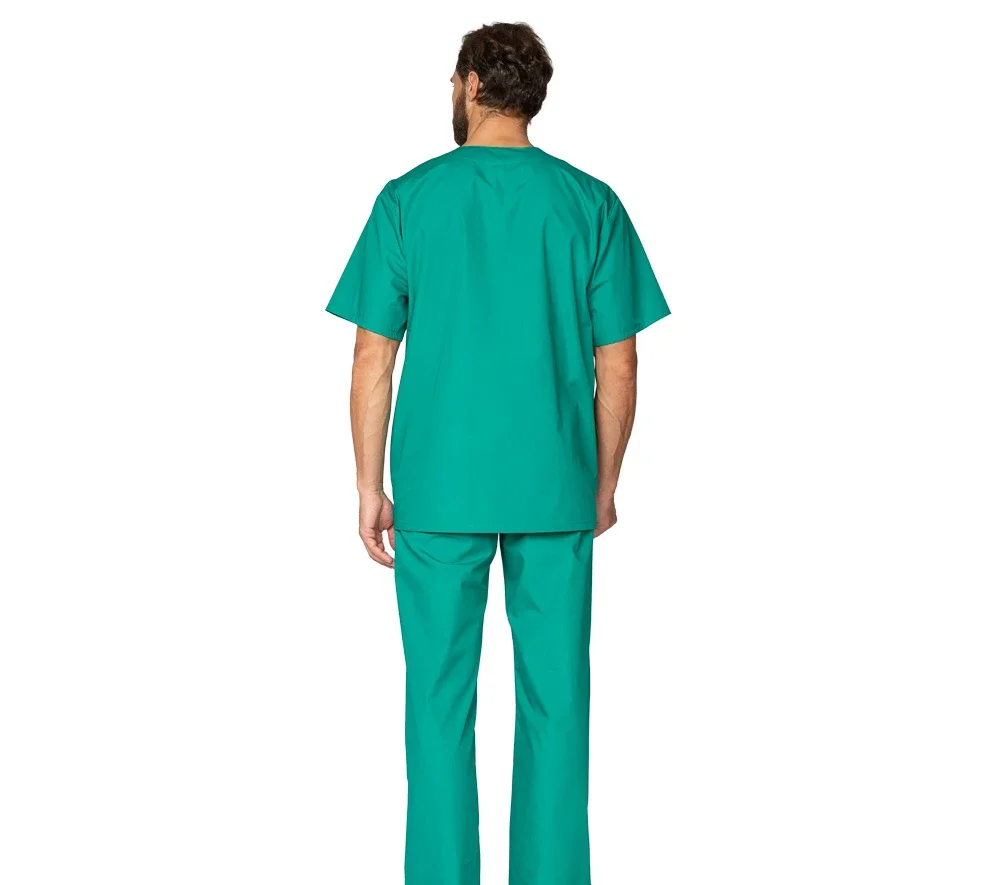 Костюм "Хирург" зелёный (блузон и брюки) - фото 5