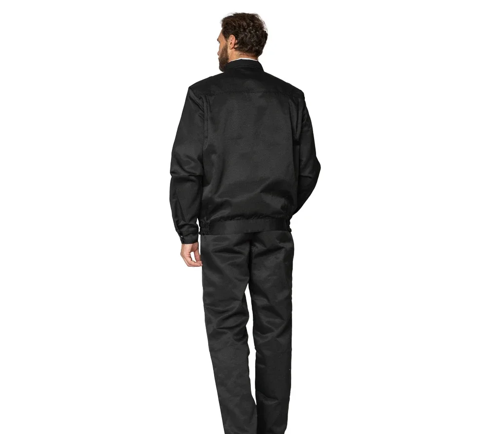 Костюм мужской "Альфа" чёрный (куртка и брюки) для охранников - фото 7