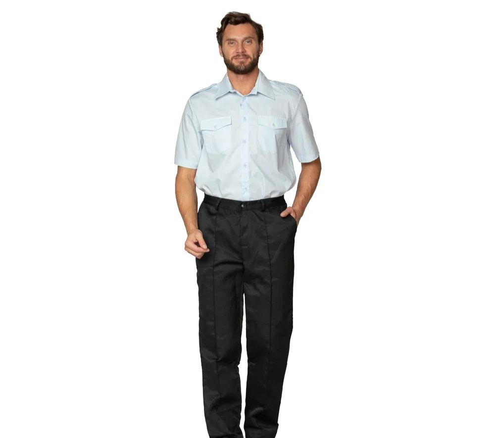 Костюм мужской "Альфа" чёрный (куртка и брюки) для охранников - фото 8