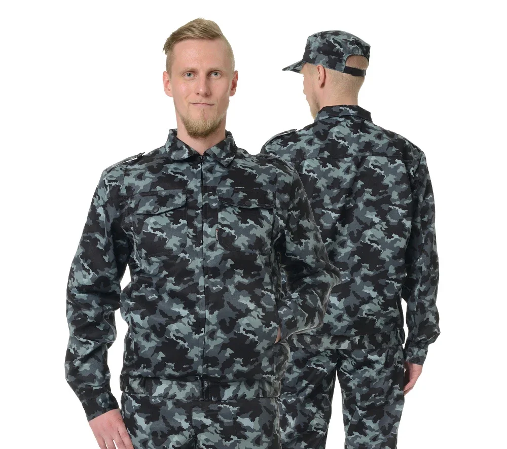 Костюм мужской "Альфа" камуфляж город (куртка и брюки) для охранников - фото 1