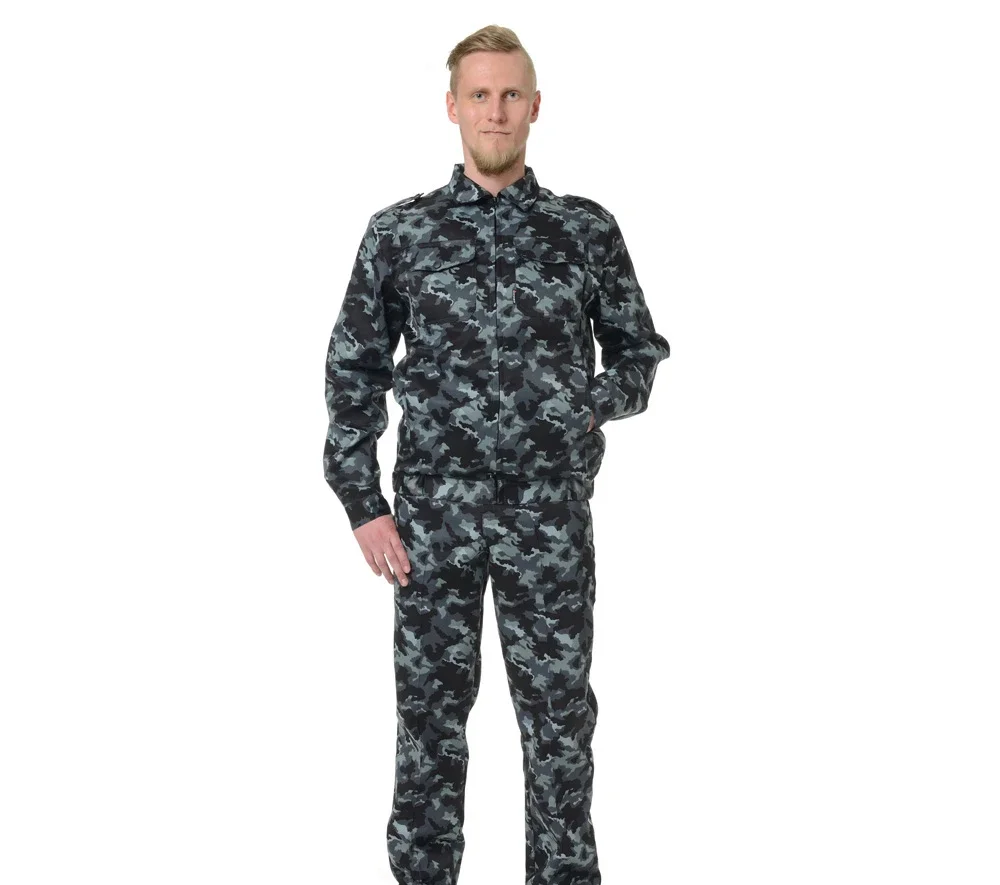 Костюм мужской "Альфа" камуфляж город (куртка и брюки) для охранников - фото 2