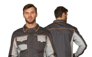 Костюм мужской "Бренд 1 2020" тёмно-серый/светло-серый (куртка и брюки) - фото 18