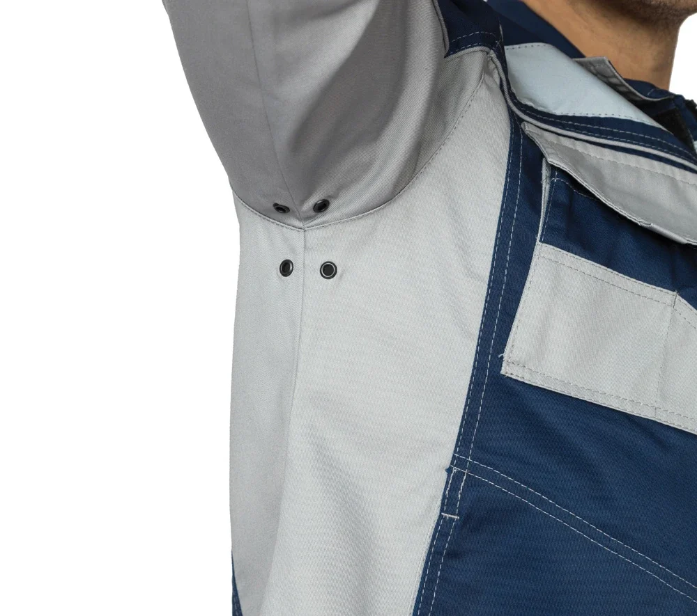 Костюм мужской "Бренд Корпоратив 2020" темно-синий/светло-серый (куртка и полукомбинезон) - фото 10
