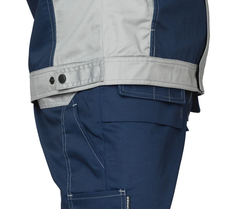 Костюм мужской "Бренд Корпоратив 2020" темно-синий/светло-серый (куртка и полукомбинезон) - фото 12