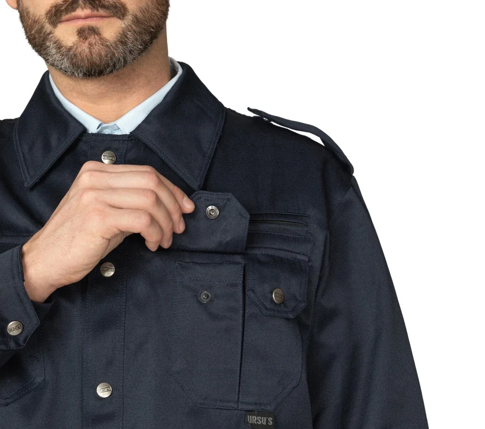 Костюм мужской "Охранник 1" тёмно-синий (куртка и брюки) - фото 10