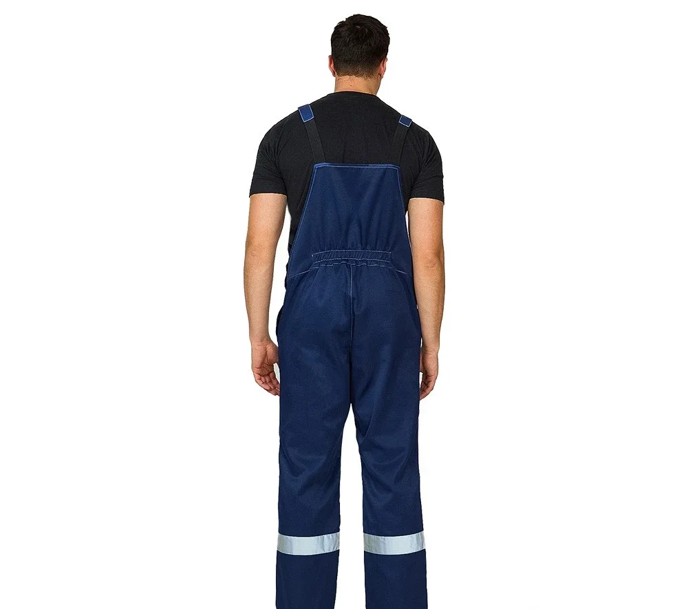 Костюм мужской "Пантеон 2 СОП" синий/оранжевый (куртка и полукомбинезон) - фото 6