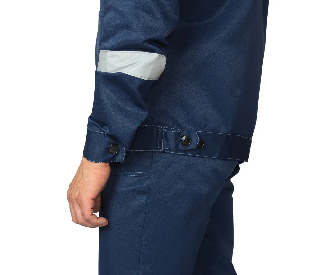 Костюм мужской "Пантеон 2 СОП" синий/василёк (куртка и полукомбинезон) - фото 10