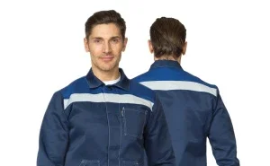 Костюм мужской "Пантеон 2 СОП" синий/василёк (куртка и полукомбинезон) - фото 11