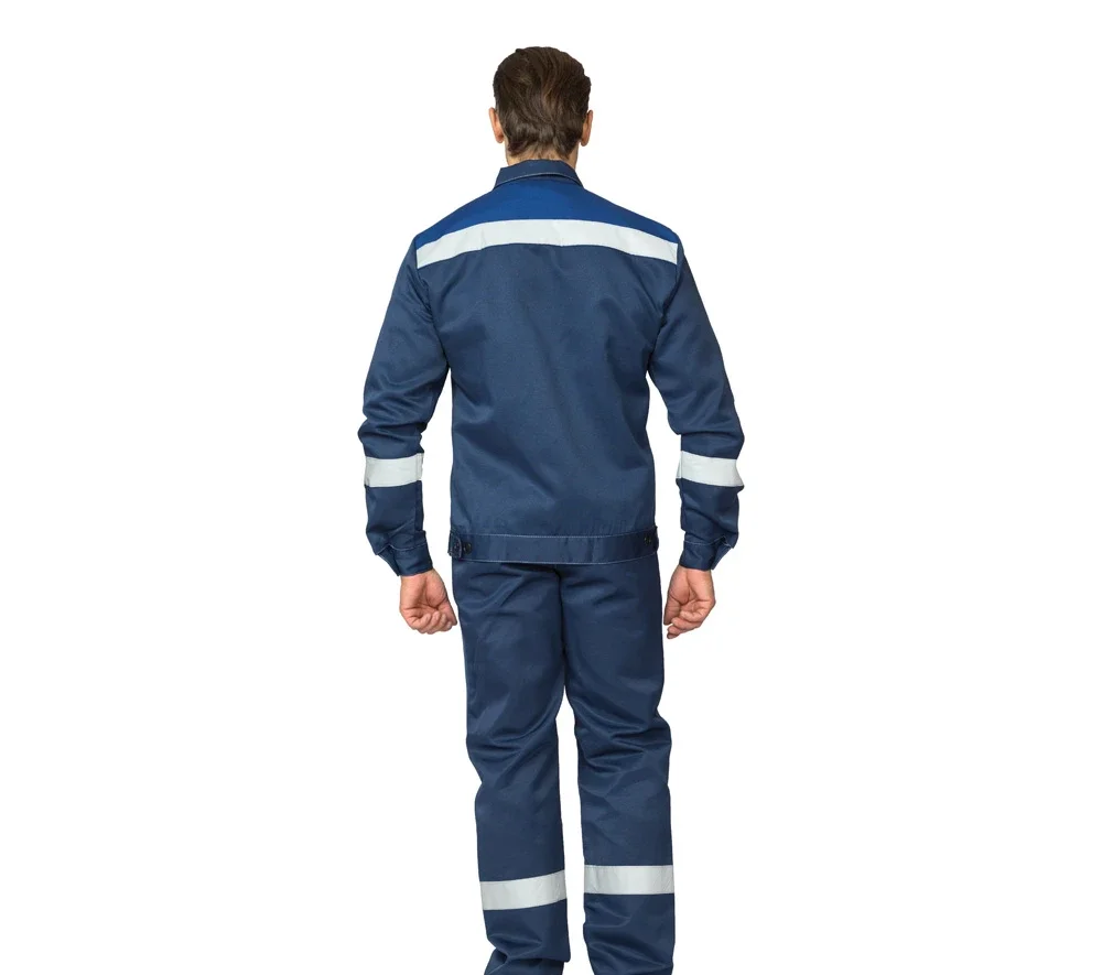 Костюм мужской "Пантеон СОП" синий/василёк (куртка и брюки) - фото 5