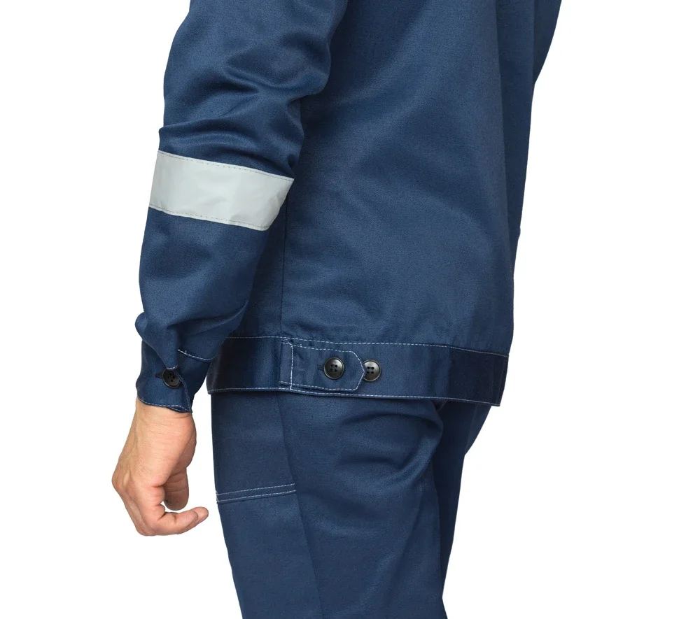 Костюм мужской "Пантеон СОП" синий/василёк (куртка и брюки) - фото 6